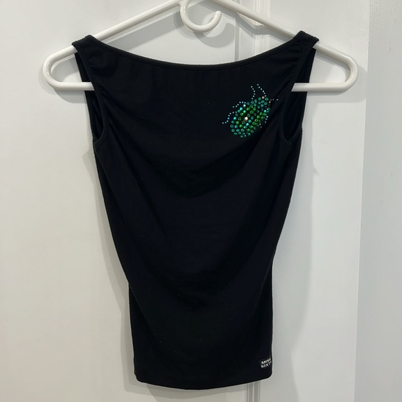 RARE Miss Sixty Luxury Rhinestone Beetle Tank - Picture 1 of 5